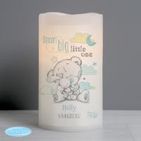 Personalised Tiny Tatty Teddy Dream Big Blue Nightlight LED Candle Extra Image 1 Preview